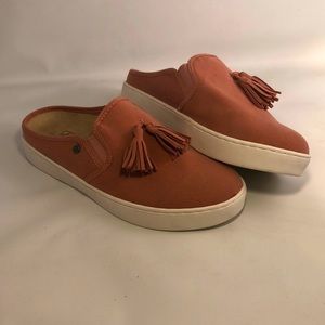 *DISCOUNTED* Spenco Slip•On rusty pink with tassel| Sz W9
